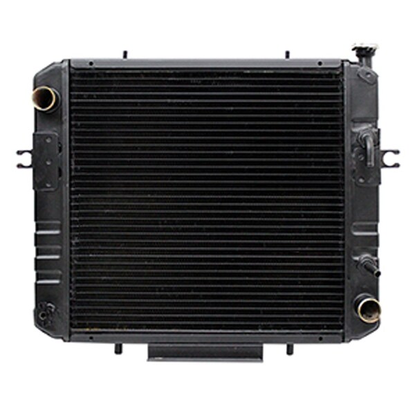 Toyota Fork Lift Radiator w/ Oil Cooler on 9" Centers